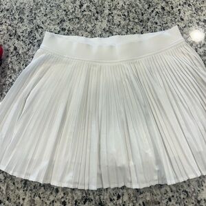 White Lululemon Pleated Skort